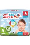 Baby Turco 5 Numara Junior 32'li 4 Paket Bebek Bezi