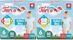 Baby Turco 6 Numara X Large 20'li 2 Paket Külot Bez