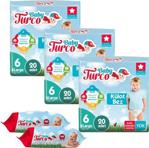 Baby Turco 6 Numara X Large 20'li 3 Paket Külot Bez