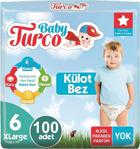 Baby Turco 6 Numara X Large 20'li 5 Paket Külot Bez