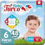 Baby Turco 6 Numara X Large 24'lü 2 Paket Bebek Bezi