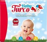 Baby Turco 60 Yaprak 3'lü Paket Islak Mendil