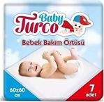 Baby Turco Bebek Bakım Örtüsü 60X60 7'Li
