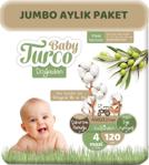 Baby Turco Doğadan 4 Numara Maxi 120'Li Bebek Bezi