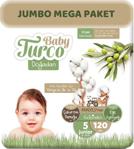 Baby Turco Doğadan 5 Numara Junior 120'Li Bebek Bezi