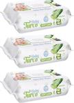 Baby Turco Softcare Aloe Vera 120 Yaprak 3'Lü Paket Islak Bebek Havlusu