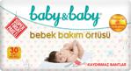 Baby&baby Kaydırmaz Bantlı 30\'lu Bebek Bakım Örtüsü