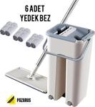 Babyblog Zemin Parke Ve Banyo Düz Zemin Kovalı Paspas Mikrofiber Paspas Tablet Mop