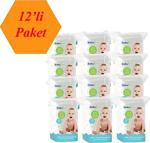 Babyjem 60\'lı 12 Paket Bebek Temizleme Pamuğu