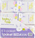 Baby&Me 60'lı 6 Paket Bebek Temizleme Pamuğu