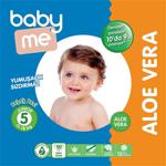 Baby&Me Aloe Vera 5 Numara Junior 100 Adet Bebek Bezi