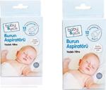 Baby&Plus Bebek Burun Aspiratörü Yedek Filtre 12 Adet X 2 Adet