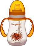 Babytime Akıtmaz Bardak Kulplu Damla Turuncu 250 Ml