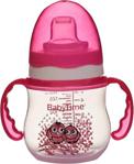 Babytime Kulplu Akıtmaz Bardak Damla Pembe 150 Ml