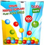 Baby&Toys 100'Lü 6 Cm Bebek Oyun Havuzu Topu