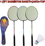 Badminton Raketi Seti Çantalı 2 Raket+1 Badminton Topu 9303