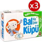 Bal Küpü 3 Adet Balküpü Kesme Şeker 1000Gr