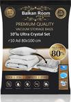 Balkan Room Vakum Hurcu 10'Lu Ultra Crystal Set Vakumlu Hurç Vakumlu Poşet