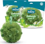 Balmy Naturel Balmy 2 Adet Zeytin Çiçeği Sabunlu Banyo Lifi