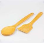 Balsa Ahşap Spatula 28Cm Ve Servis Kaşığı 30Cm