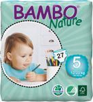 Bambo Nature 5 Beden Junior 27 Adet Bebek Bezi