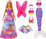 Barbie Dreamtopia Dönüşen Prenses Bebek Oyun Seti GJK40