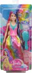Barbie Dreamtopia Uzun Saçlı Prenses Bebek-Gökkuşağı Etekli Mavi Taçlı