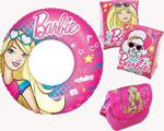 Barbie Lisanslı Çantalı Deniz Ve Havuz Çocuk Can Simidi Ve Kolluk Taşıma Çantalı Yüzme Seti