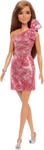 Barbie Pırıltılı Bebek Parlak Pembe Elbiseli Grb33