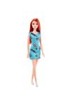 Barbie Şık Barbie Bebekler - Mavi Elbiseli, Kızıl Saçlı Fjf18-T7439