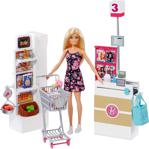 Barbie Süpermarkette Oyun Seti