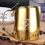 Barista Space Gold Çelik Süt Potu Pitcher 350 Ml