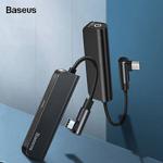 Baseus 18W Type-C 3.5Mm Jack Kulaklık Dönüştürücü Çoğaltıcı Şarj Ve Müzik Huawei Xiaomi Samsung Şarj