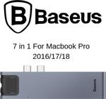 Baseus 7 in 1 Thunderbolt Type C Ethernet HDMI MAcbook Pro Çeviri