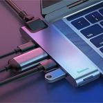 Baseus Baseus Thunderbolt 7 In1 Type C,Ethernet,Hdmi Usb 3.0,Sd,Hub Çoğaltıcı Adeptör