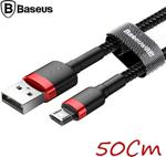 Baseus Cafule Micro Usb 0.50 Kısa 2.4A Hızlı Şarj Halat Usb Kablo