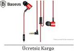 Baseus Encok Wire H07 Serisi 3.5mm Kulakiçi Mikrofonlu Kulaklık Kırmızı Ngh07-91