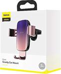 Baseus Glaze Gravity (air Vent) Araç İçi Telefon Tutucu-pembe