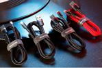 Baseus İphone 6,7,8,Xs,Xr 2 Metre 1.5 Hızlı Şarj Halat Usb Kablo Si̇yah,Kirmizi