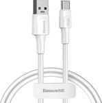 Baseus Vooc Qc, Şarj & Data Aktarım Kablosu, Beyaz, 1 M, 5 A, Usb Type A & Usb Type C, Hızlı Şarj