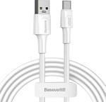 Baseus Vooc Qc, Şarj & Data Aktarım Kablosu, Beyaz, 2 M, 5 A, Usb Type A & Usb Type C, Hızlı Şarj