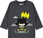 Batman Erkek Bebek Sweatshirt 6-18 Ay Füme