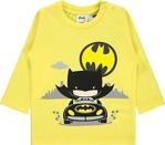 Batman Erkek Bebek Sweatshirt 6-18 Ay Sarı