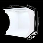 Battunique Unico Puluz Pu5030 Photo Box 30X30 Led Işıklı Ürün Çekim Çadırı