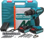 Bauer Power Tools 32 Volt 5.0 Amper Çift Akülü 27 Parça Uç Setli Şarjlı Vidalama Matkap