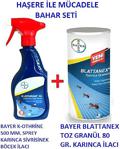 Bayer K-Othrine Al 500 Ml Kokusuz Haşere Ilacı Ve Blattanex Karınca Granülü Ilacı 80 Gr.