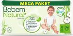 Bebem Natural 5 Beden Junior 96'Lı Jumbo Aylık Paket Bebek Bezi