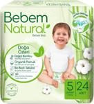 Bebem Natural 5 Numara Junior 24\'lü Bebek Bezi