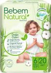 Bebem Natural 6 Numara Ekstra Large 20\'li Bebek Bezi