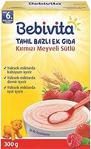 Bebivita Sütlü Kırmızı Meyveli 300 gr Kaşık Maması